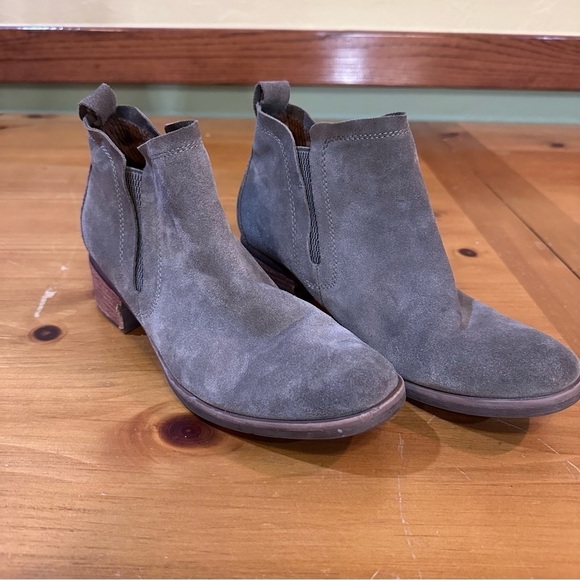 Kork-Ease Shoes - Korks suede leather gray booties